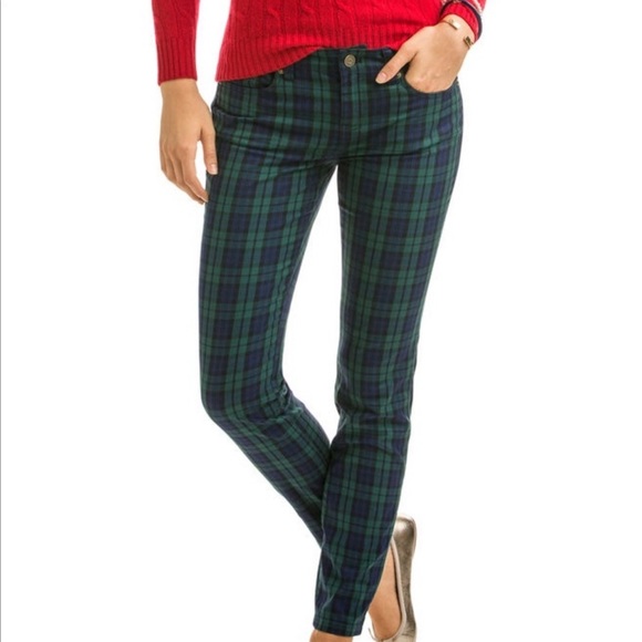 Vineyard Vines Pants - Vineyard Vines Jamie Blackwatch Print pants size 14 & 12